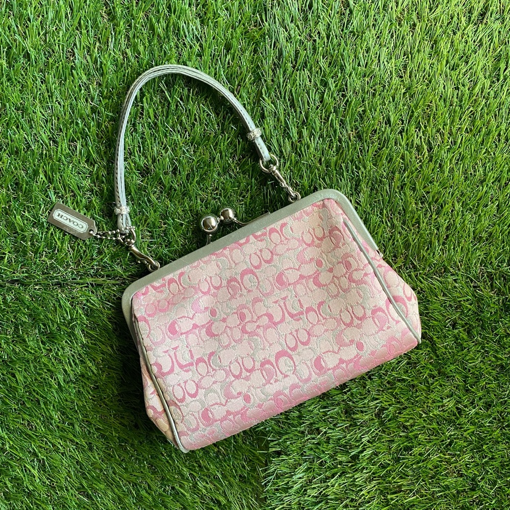 Pink Coach mini purse